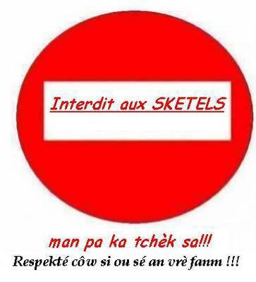 interdit au sketels,manawa,pounani,watapanpi sa ka senti tchiaa